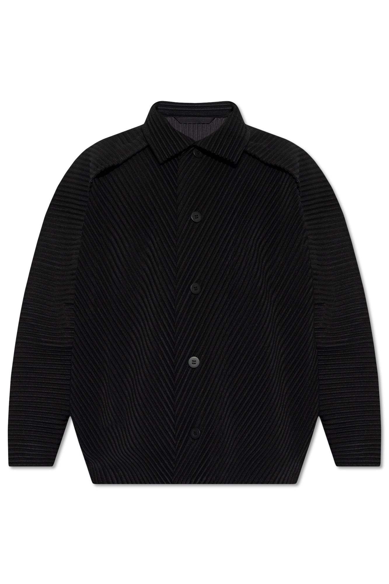 Issey Miyake Homme Plisse Pleated jacket with loose fit | Men's